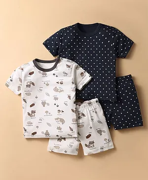 Floral Print Purple T-Shirt